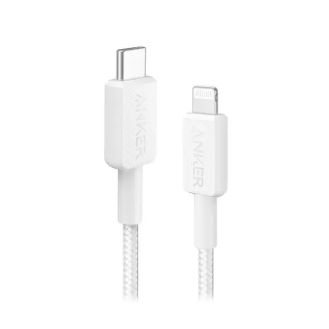 Anker Καλώδio USB-C to Lightning 322 1.8m White (A81B6G21)