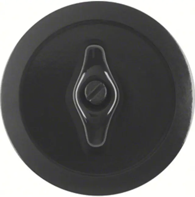 Centre plate toggle, 1930, black glossy