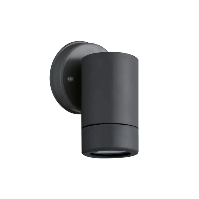 ΣΠΟΤ ΤΟΙΧΟΥ ΣΚΟΥΡΟ ΓΚΡΙ ΣΥΜΒΑΤΙΚΟ 1xGU10 & LED 3W IP65 60x80x125mm / SL7032DG