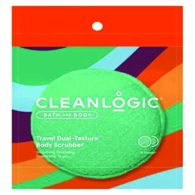 Cleanlogic Bath & Body Travel Size Dual-texture Body ScruBBer
