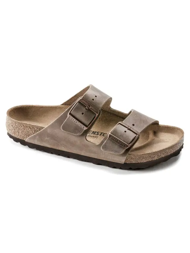 Birkenstock Πέδιλα Ανδρικό δέρμα Oiled Καφέ BIR/ARIZONA 352201 TABACCO 2