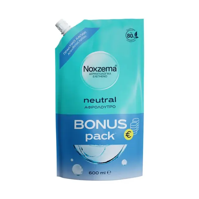 Noxzema Αφρόλουτρο Neutral Σακούλα 600ml