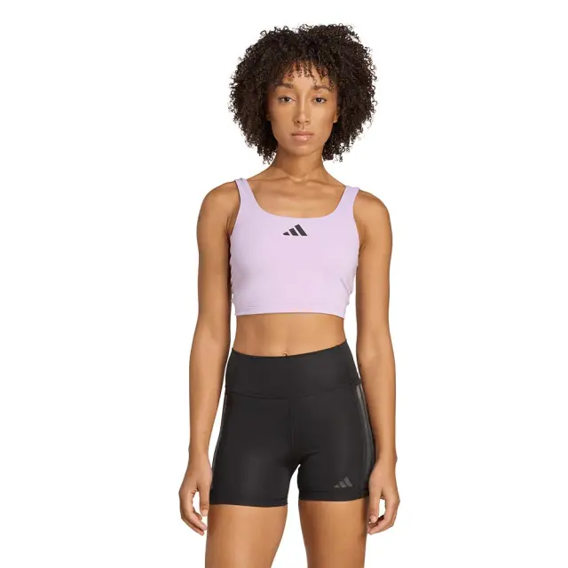 adidas Performance Women's Optime Bra Tank Λιλά JZ6029 (adidas Performance) - XSmall