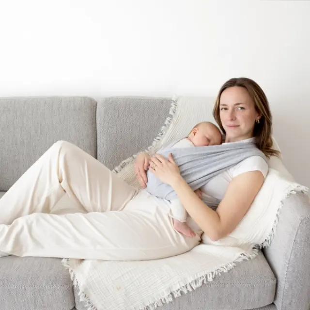 Εργονομικός Μάρσιπος Duo Baby Carrier Size 1 Γκρι 3