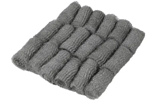 Steel wool middle fine 0 18 pieces