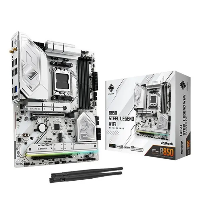 ASRock Motherboard B850 Steel Legend WIFI (90-MXBQS0-A0UAYZ)