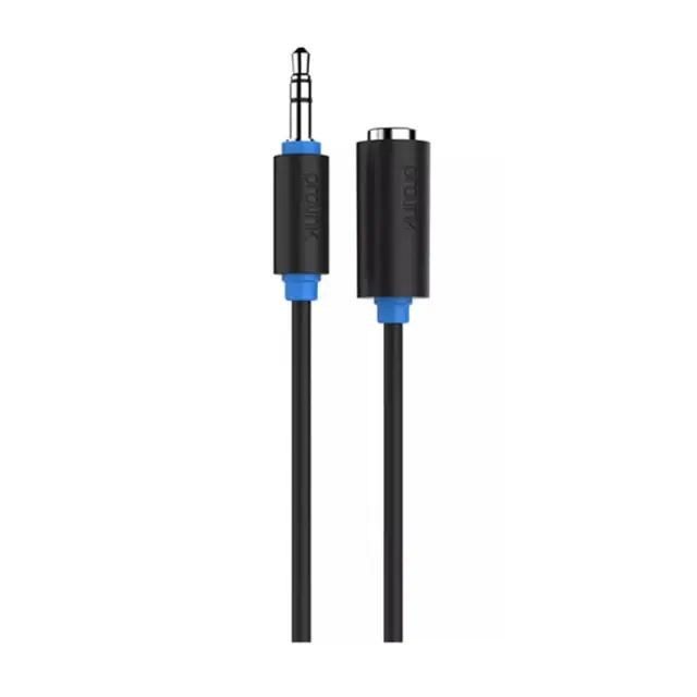 Prolink PB106-0150 Καλώδιο Προέκτασης Ήχου Jack 3.5mm (Αρσενικό / Θηλυκό) Μήκους 1,5m
