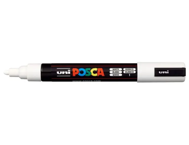 Μαρκαδόροι Σχεδίου Uni Posca PC-5M Βasic Colors Medium με πάχος μύτης 1.8-2.5mm - 8 τεμάχιαPC-5M 8P 2