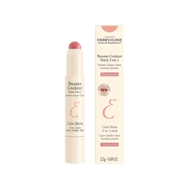 Embryolisse - Color Balm 3-In-1 Stick Nude Pink 2,5G (EMB419000) - Beauty