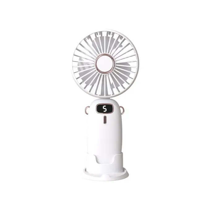 COOL POINT "CINDY" MINI ΑΝΕΜΙΣΤΗΡΑΣ ΧΕΙΡΟΣ 5W ΕΠΑΝΑΦΟΡΤΙΖΟΜΕΝΟΣ - ΛΕΥΚΟ
