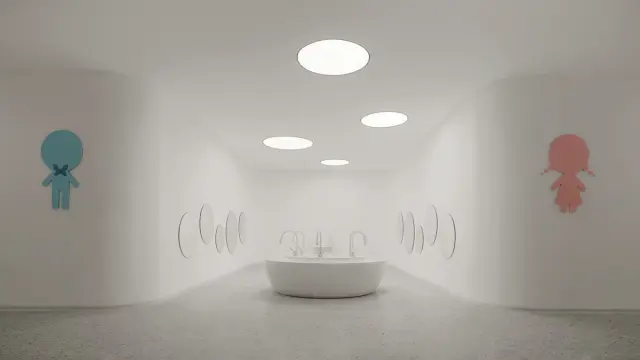 Dream Χωνευτό φωτιστικό led Trimless 33W 4000K ø45.9cm λευκό Άσπρο