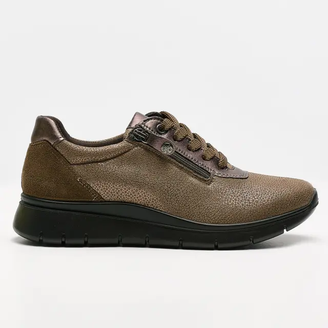 Imac Sneakers Γυναικείο HT/Δέρμα Nubuck Μπεζ IMA/656160 SINT.P/TAUPE