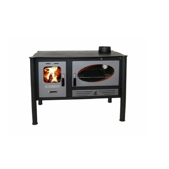 Starstoves ST217 Μεταλλική Ξυλόσομπα με Φούρνο 11.5kW Μαύρη