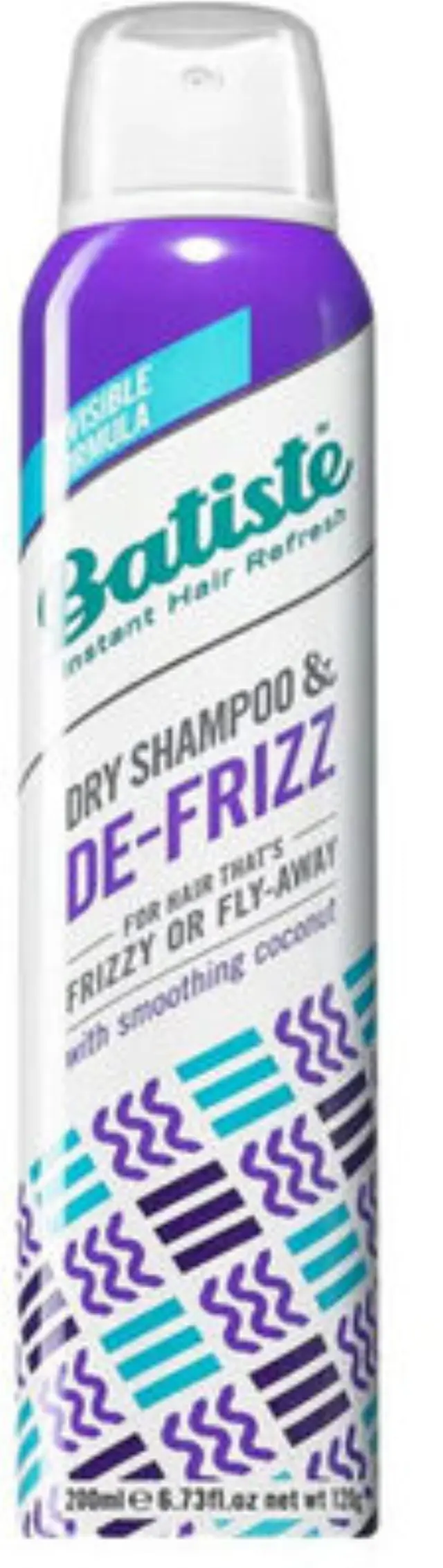 Batiste De-frizz Ξηρό Σαμπουάν Λείανσης για Φριζαρισμένα Μαλλιά 200ml