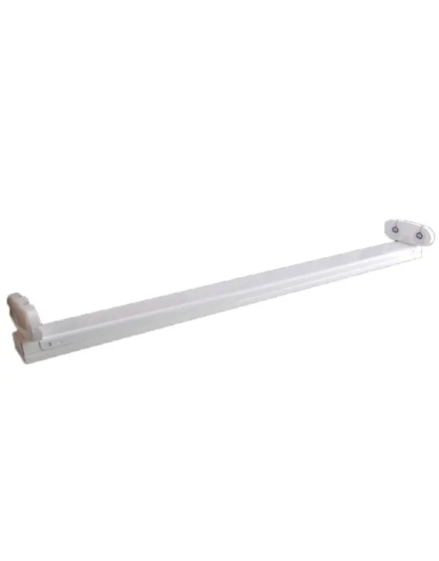 ΦΩΤΙΣΤΙΚΟ ΣΚΑΦΑΚΙ ΑΛΟΥΜΙΝΙΟΥ SLIM 62CM ΓΙΑ ΜΙΑ 'H ΔΥΟ ΛΑΜΠΕΣ LED Τ8 9W UNIVERSE