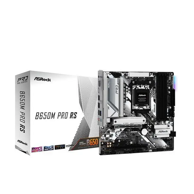 ASRock Motherboard B650M Pro RS mATX HDMI/DP (B650M PRO RS)
