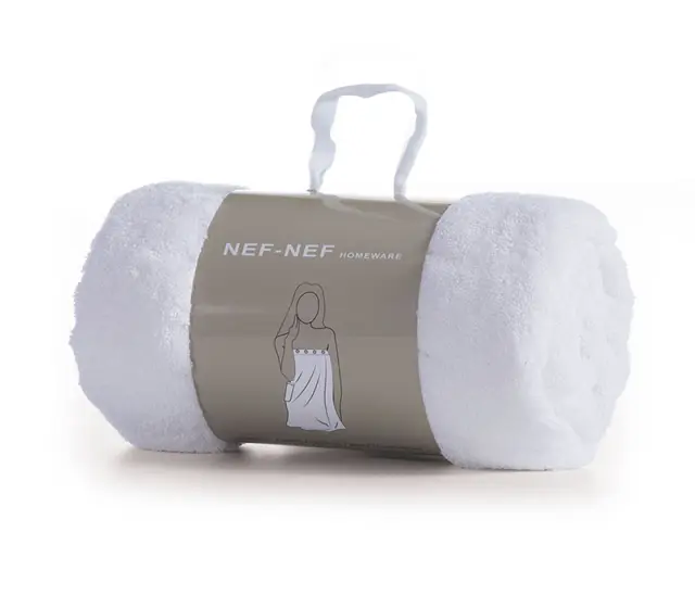 Πετσέτες Παρεό Σώματος 80x146 Nef-Nef Homeware Sandy White