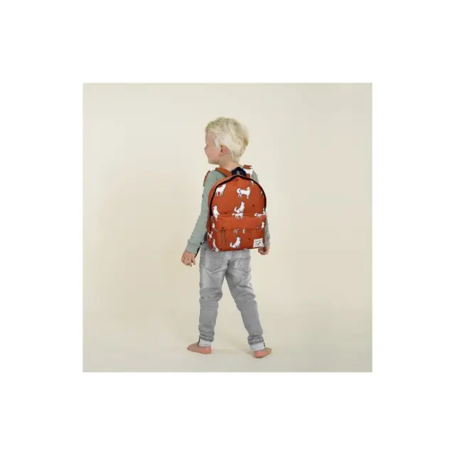 Σακίδιο Kidzroom Wondering Wild Cognac 31X23X8 2