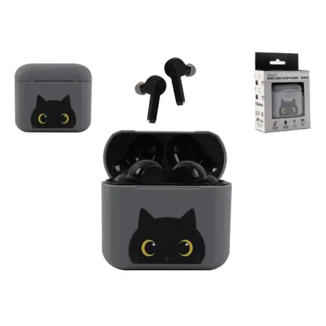 I-Total In-ear Bluetooth Handsfree Ακουστικά Με Θήκη Φόρτισης Cats XL2048 (i-Total)