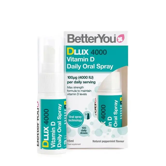 BetterYou Dlux Daily Vitamin D 4000 IU Oral Spray