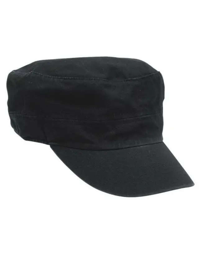 MIL-TEC US BLACK M51 JAILHOUSE CAP-Αμερικανικό Μαύρο Καπέλο M51 “Jailhouse” - 01-Black-Μαύρο
