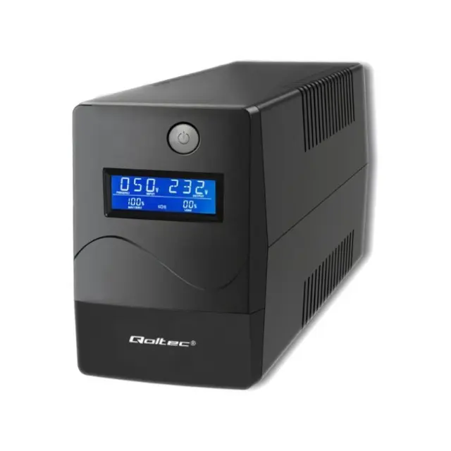 Qoltec UPS Monolith 1000VA 600W Black (53980)