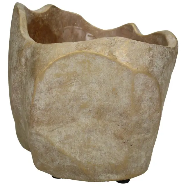 Κασπώ Πρόσωπο Χρυσό Τσιμέντο 21.5x19x14cm 3