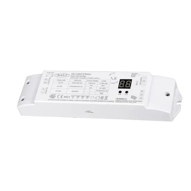 Τροφοδοτικό DALI 50W 200-240VAC ντιμαριζόμενο IP20 Άσπρο