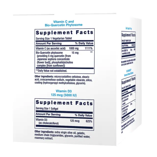 Life Extension Immune Packs with Vitamin C & D, Zinc and Probiotic 2