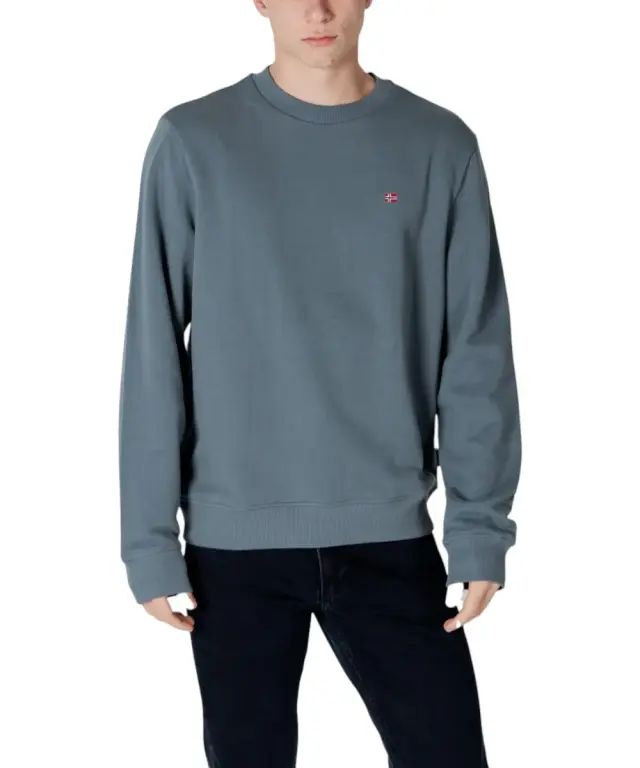 Napapijri - Ανδρικό Φούτερ Balis Regular Fit NP0A4H89-G1Y Γκρι - 2XL