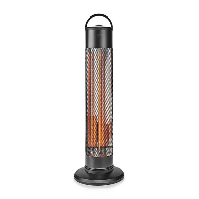 Επιδαπέδια ηλεκτρική θερμάστρα με carbon tube στήλη, 1200W.