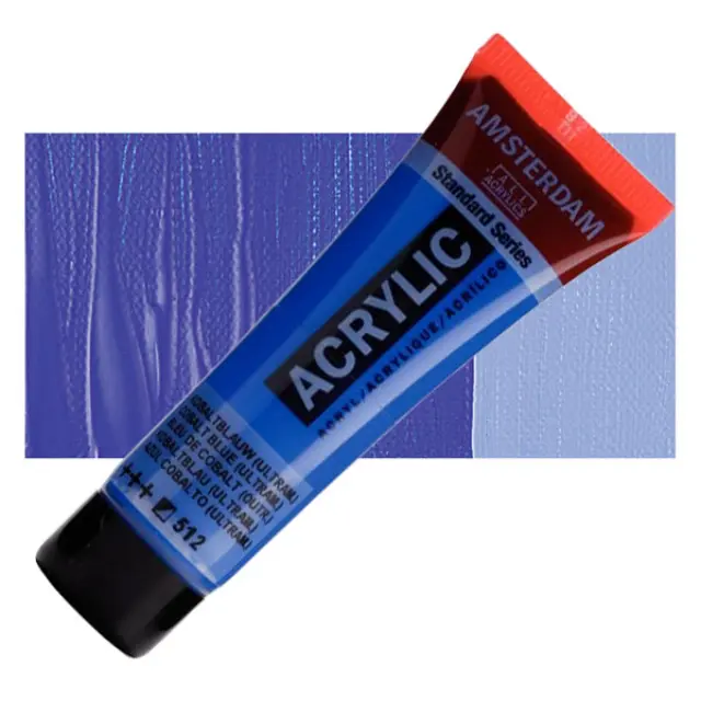 Ακρυλικό Talens Amsterdam 512 Cobalt Blue Ultramarine - 20ml