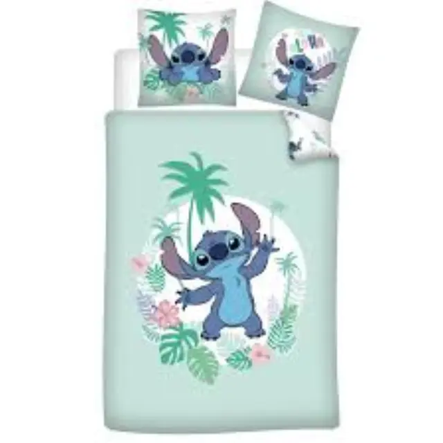 Σετ παπλωματοθήκη-μαξιλαροθήκη DISNEY Duvet Cover Aloha Stitch 140x200cm + Pillowcase Cotton AYM-020STITCH-DV