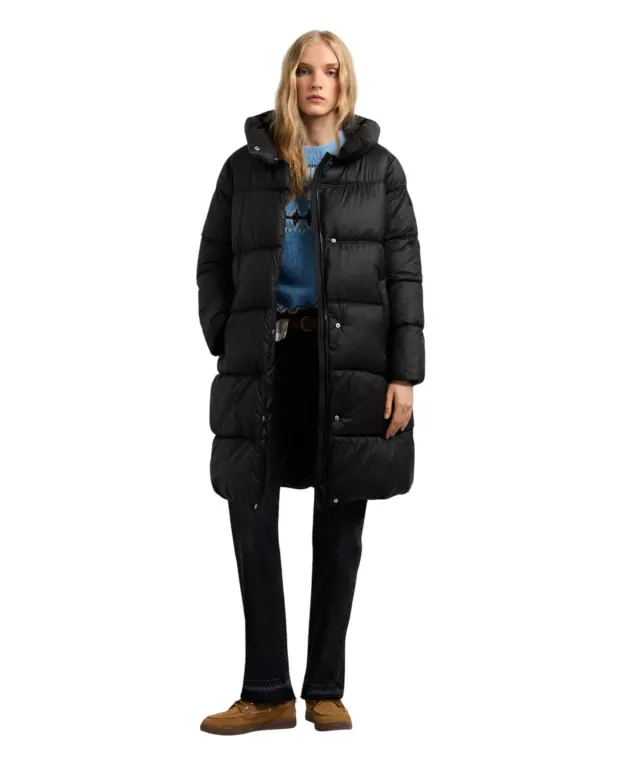 Pepe Jeans - Γυναικείο Μακρύ Μπουφάν Lauren Long PL4024543-999 Μαύρο 2