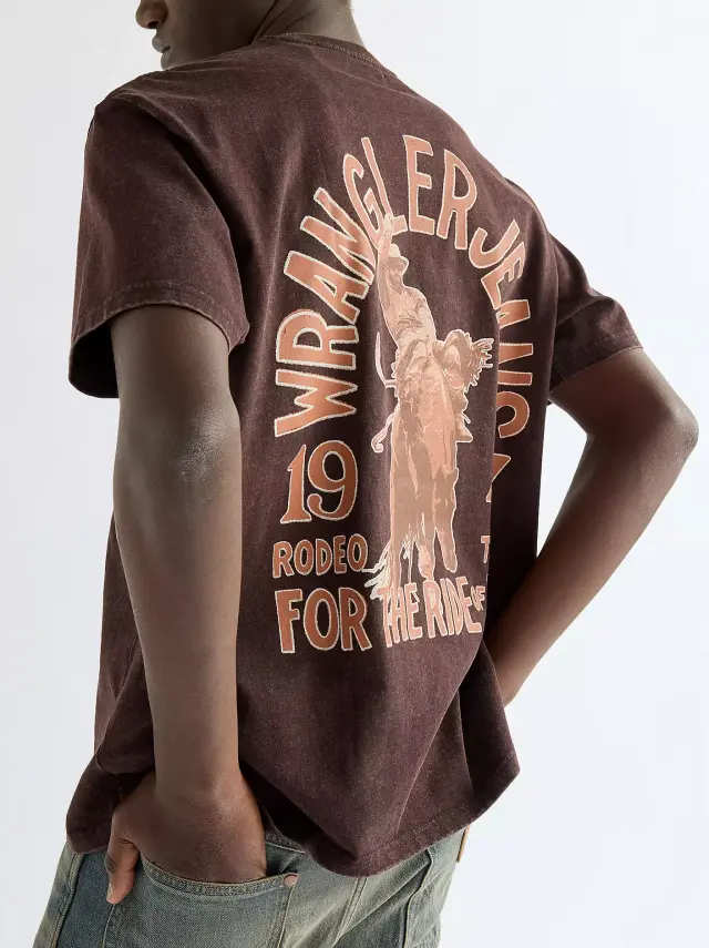 Wrangler Ανδρικό VINTAGE T-Shirt 112386990 - Chocolate Torte - S 3