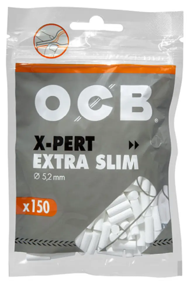 OCB Φιλτράκια X-pert 5.2mm 150 - Extra Slim 10τεμ.