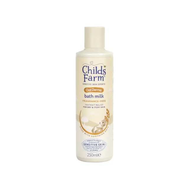 Childs Farm OatDerma Bath Milk Γαλάκτωμα Μπάνιου με Βρώμη χωρίς Άρωμα για Ξηρό & Ευαίσθητο Δέρμα 250ml