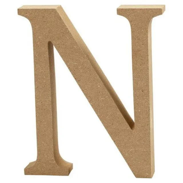 Γράμμα βάσης Mdf 13cm, πάχος 2cm - N