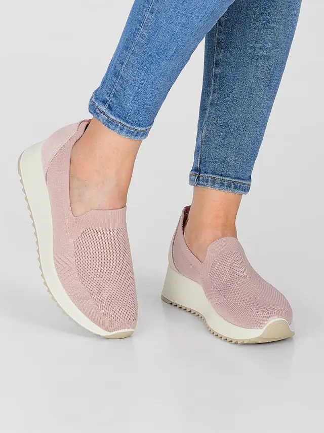 Imac Sneakers Γυναικείο ύφασμα/δέρμα Ροζ IMA/756900 PINK 2
