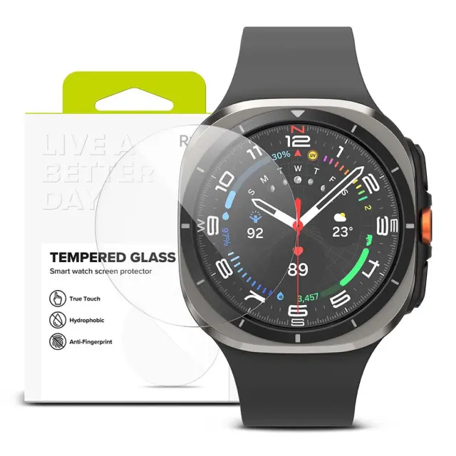 Ringke - Tempered Glass R10 (4 pack) - Samsung Galaxy Watch Ultra 47mm - Clear