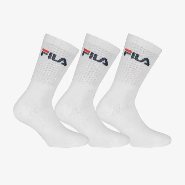 Αθλητικές Κάλτσες Fila 3 ζεύγη F9505-300 Άσπρο - 35-38