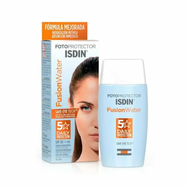 Isdin Fotoprotector Fusion Water SPF50 Αντηλιακή Κρέμα Προσώπου με Βάση το Νερό 50ml
