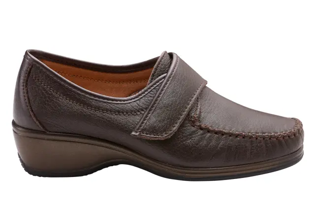 Toscana Μοκασίνια-Loafers Γυναικείο δέρμα Καφέ TOS/2374 T.MORO 3