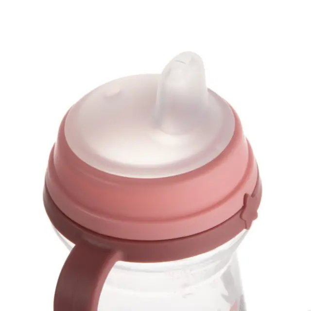 Κύπελλο με Στόμιο Σιλικόνης 150ml FirstCup Bonjour Canpol Pink 56/612 2