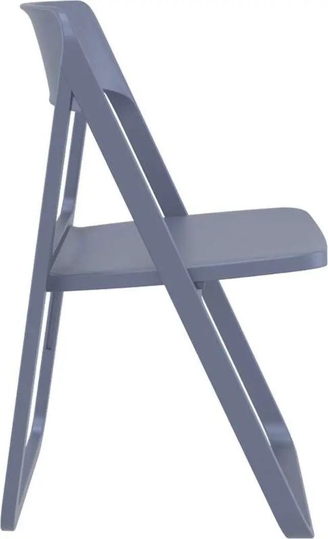 Καρέκλα Πτυσσόμενη DREAM Σκούρο Γκρι PP 48x52x82cm 3