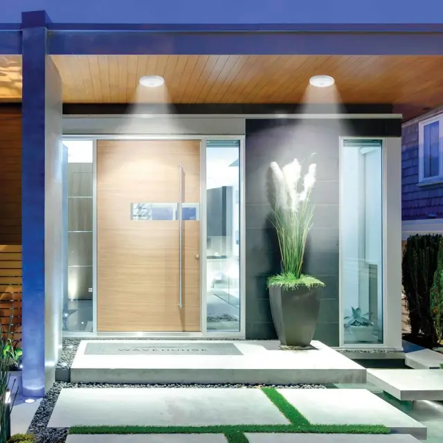 LED Φωτιστικό οροφής πλαφονιέρα LEDA 12Watt με αισθητήρα κίνησης IP20 VIVALUX 3637