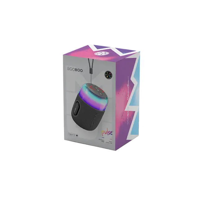 Egoboo X MAUI BT LED Speaker Pulse, Grey (MUS2GRY) 3