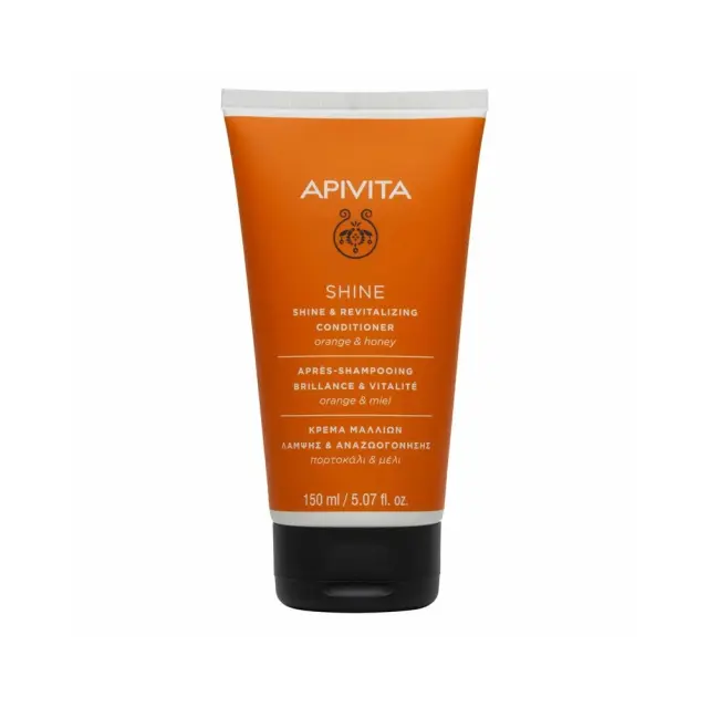 Apivita Shine & Revitalizing Conditioner Κρέμα Λάμψης και Αναζωογόνησης Μαλλιών με Πορτοκάλι και Μέλι, 150ml