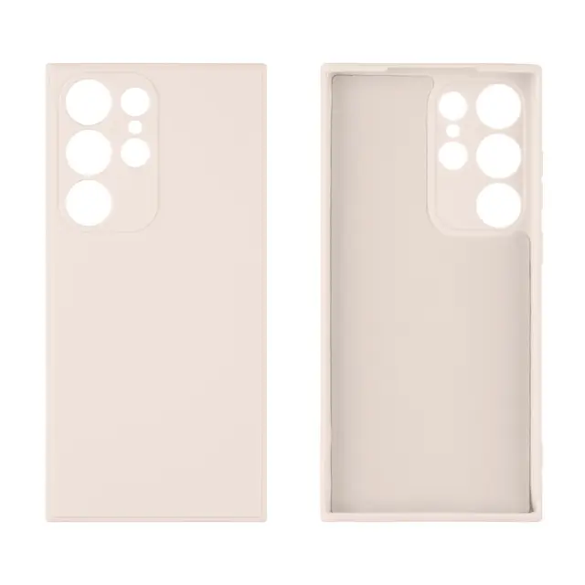 OBAL:ME Matte TPU Case for Samsung Galaxy S23 Ultra Beige 2