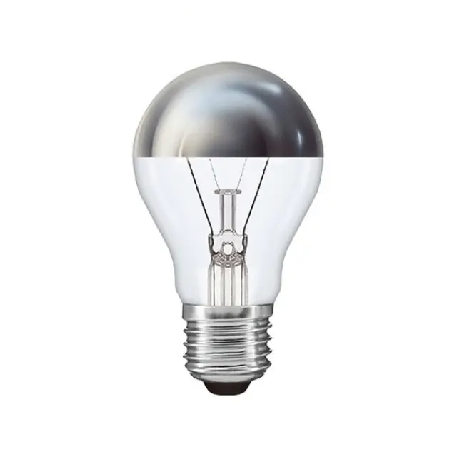 Incandescent Bulb A60 E27 100W 230V Silver Top